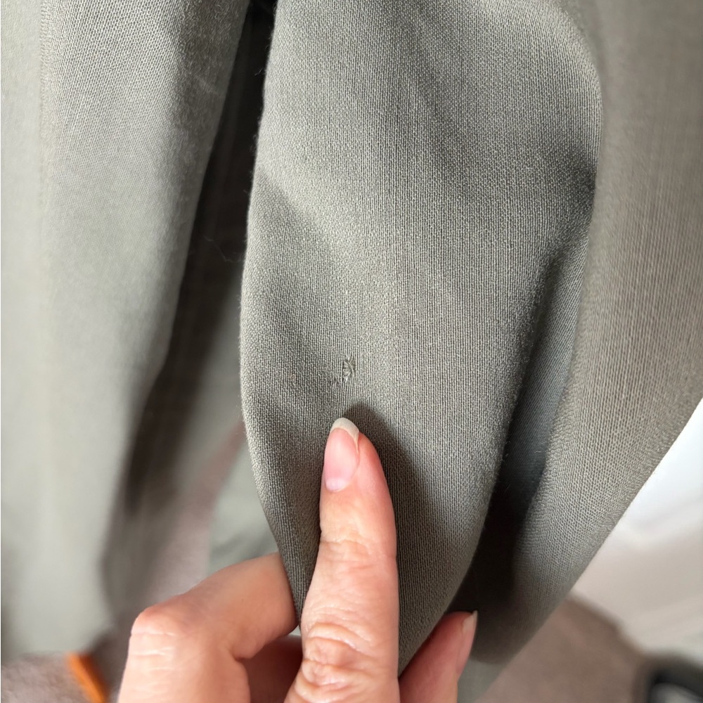 MaxMara Khaki Wool Double-breasted Longline Trench Jacket Vintage Oversized - Picture 6 of 12
